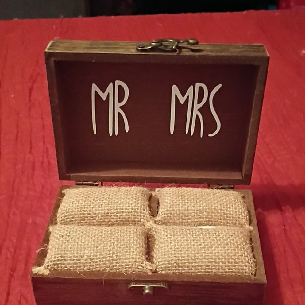 Rustic Wedding Ring Box